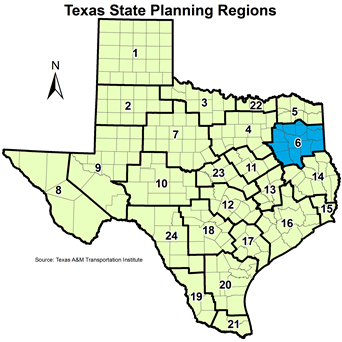 Texas State Planning Regions-small